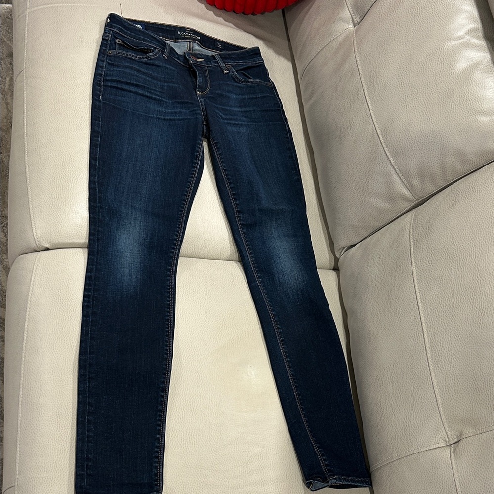 Lucky Brand Women's Deep Indigo Skinny Jeans